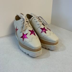 Stella McCartney Elyse Star lace-up Platform